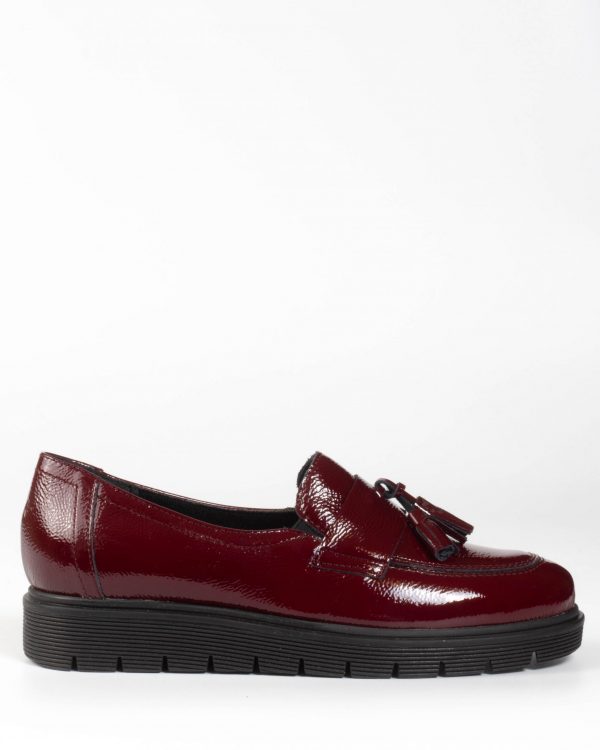 Moccasin Leather Patent Leather