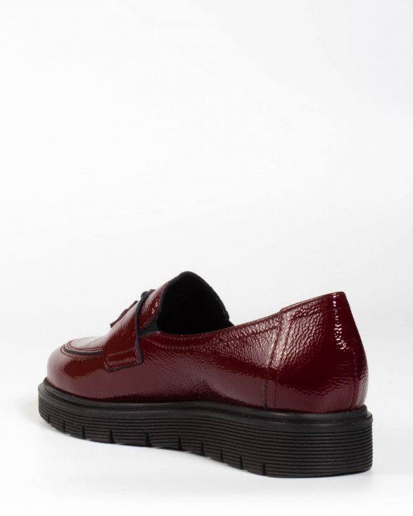 Moccasin Leather Patent Leather